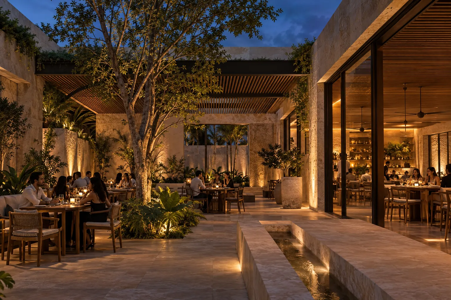 Visualización del restaurante Patio Nácar